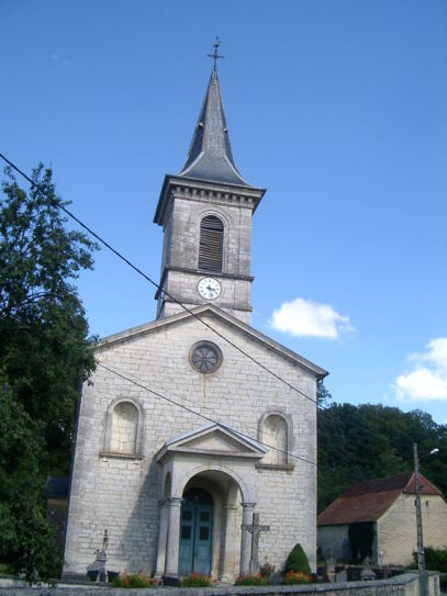 L'�glise de Courcelles