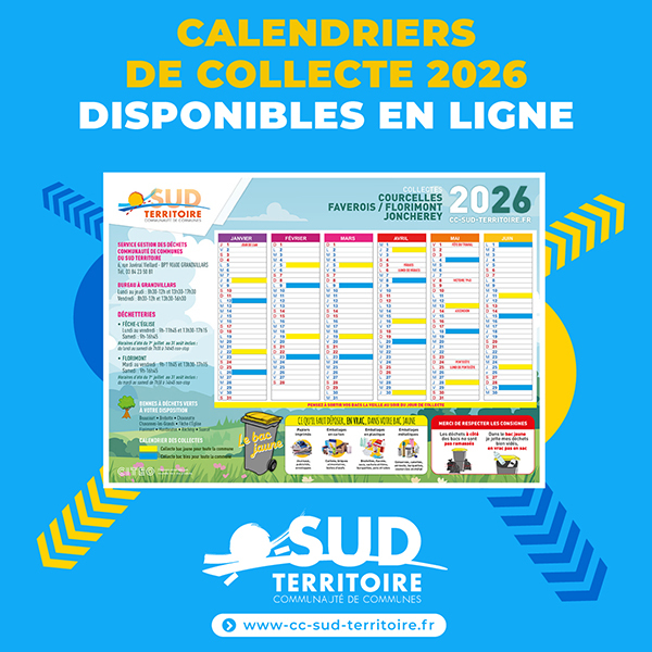Calendriers de collecte 2026
