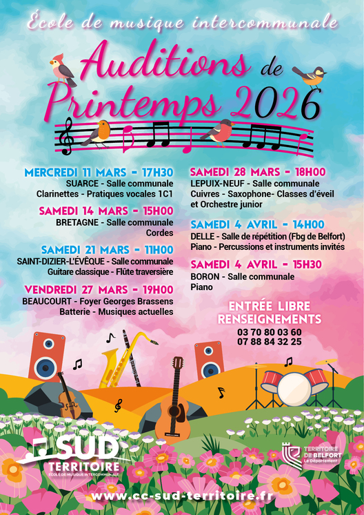 Auditions de printemps