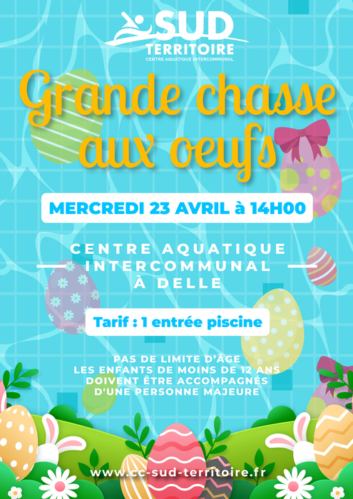 Centre aquatique intercommunal-Chasse aux oeufs