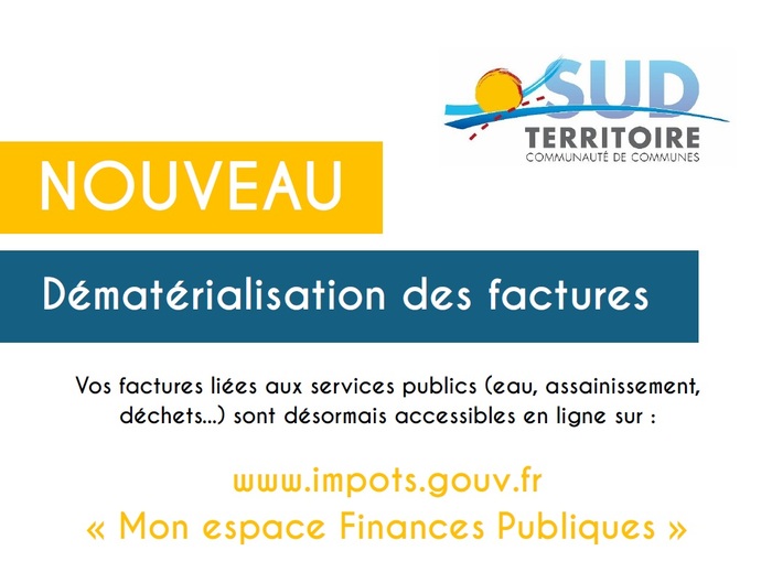 NOUVEAU : DÉMATÉRIALISATION DES FACTURES