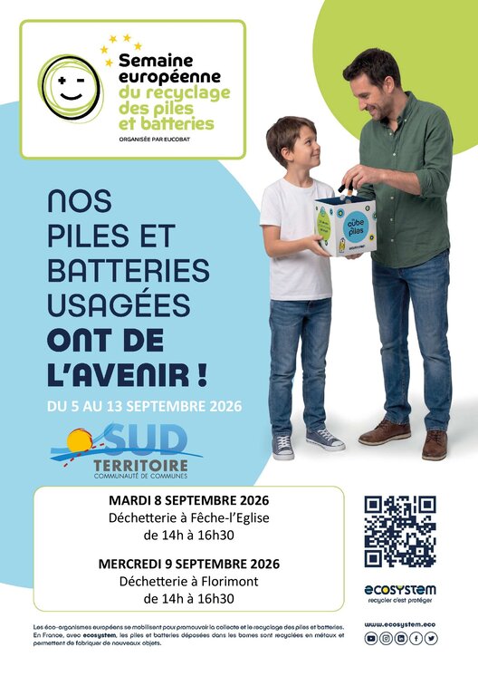 DES ANIMATIONS EN DÉCHETTERIES POUR MIEUX TRIER PILES ET BATTERIES