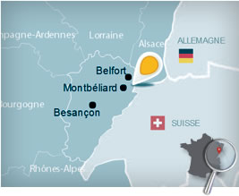 Communes de la Communauté de Communes du Sud Territoire, Belfort, Delle