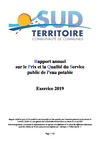 Rapport d'activité Eau potable 2019
