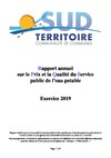 Rapport d'activit Eau potable 2019