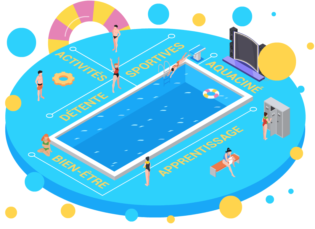 Le centre aquatique intercommunal à Delle