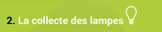 La collecte des lampes